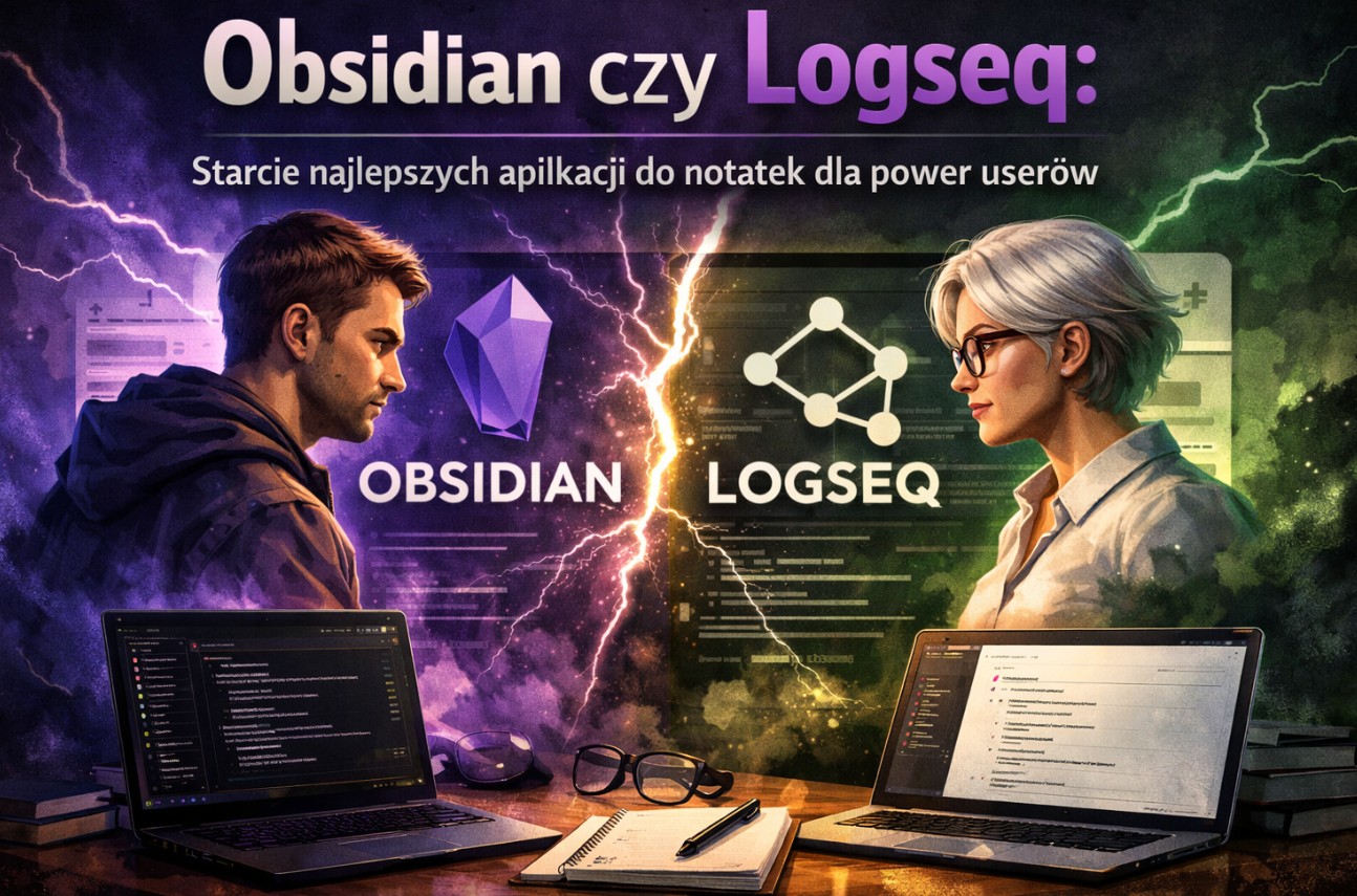 Obsidian czy Logseq: starcie najlepszych aplikacji do notatek dla power userów