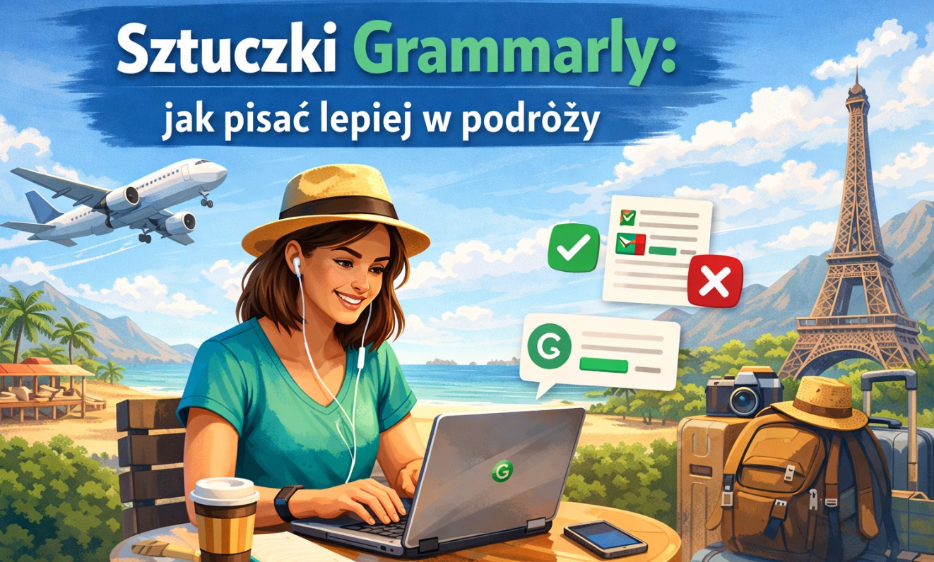 Sztuczki Grammarly: jak pisać lepiej w podróży